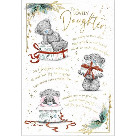 Lovely Daughter Verse Me to You Bear Christmas Card £3.59